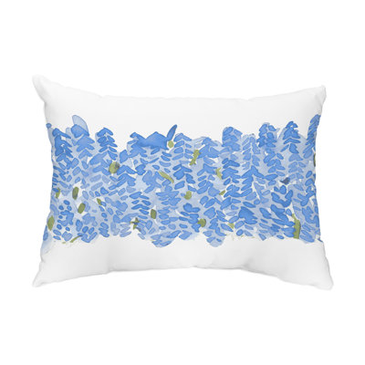 Housse et insert de coussin rectangulaire d'extérieur Flower Bunch