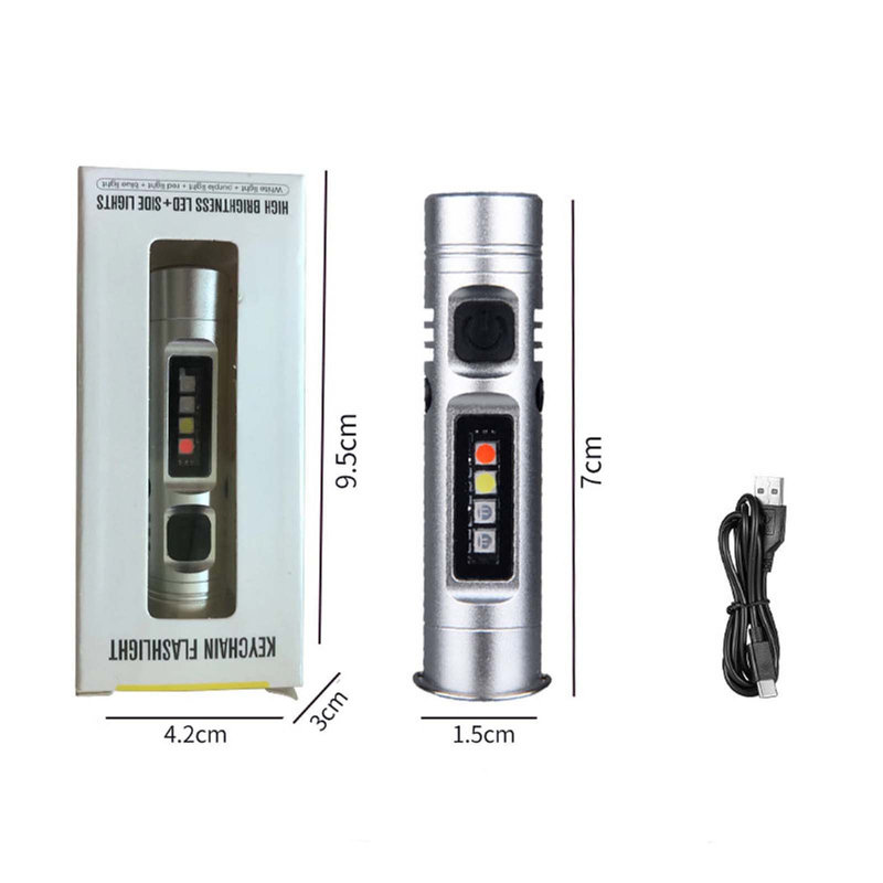 Multi-Functional Aluminum Alloy Mini Flashlight