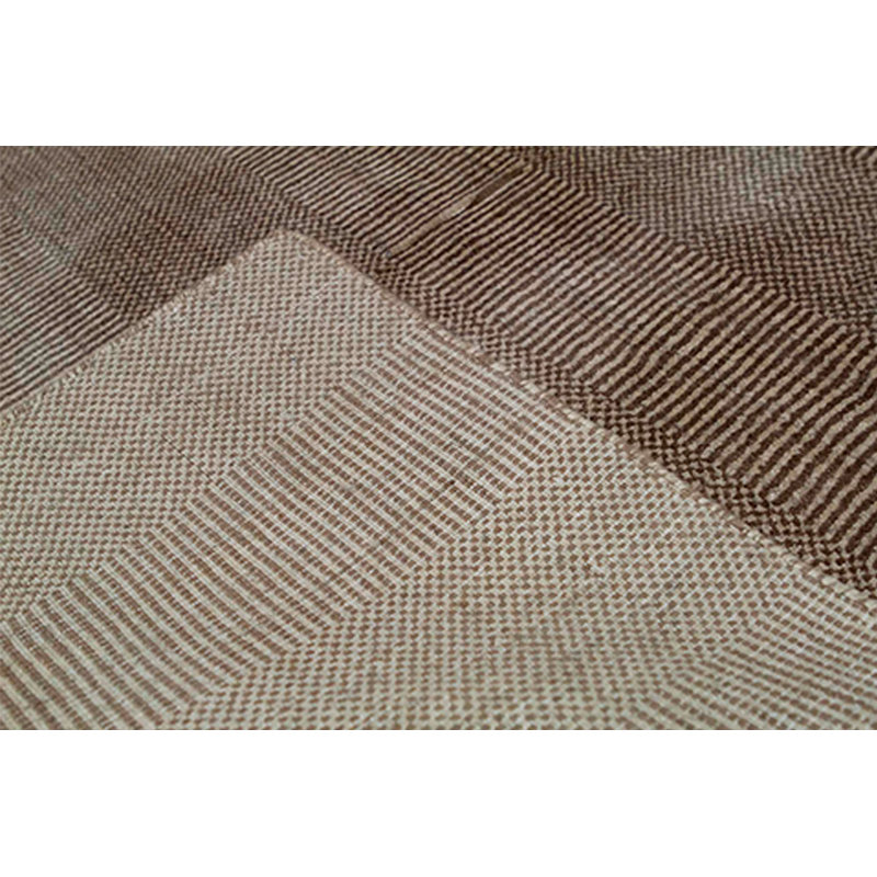Wool Area Rug in Beige, Rectangle 5'9" x 8'9"