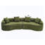 Canapé modulaire en chenille 2 pièces - Sans assemblage requis-831060618