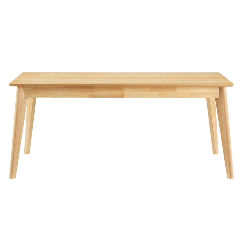 Oracle 69" Mid-Century Modern Oak Dining Table