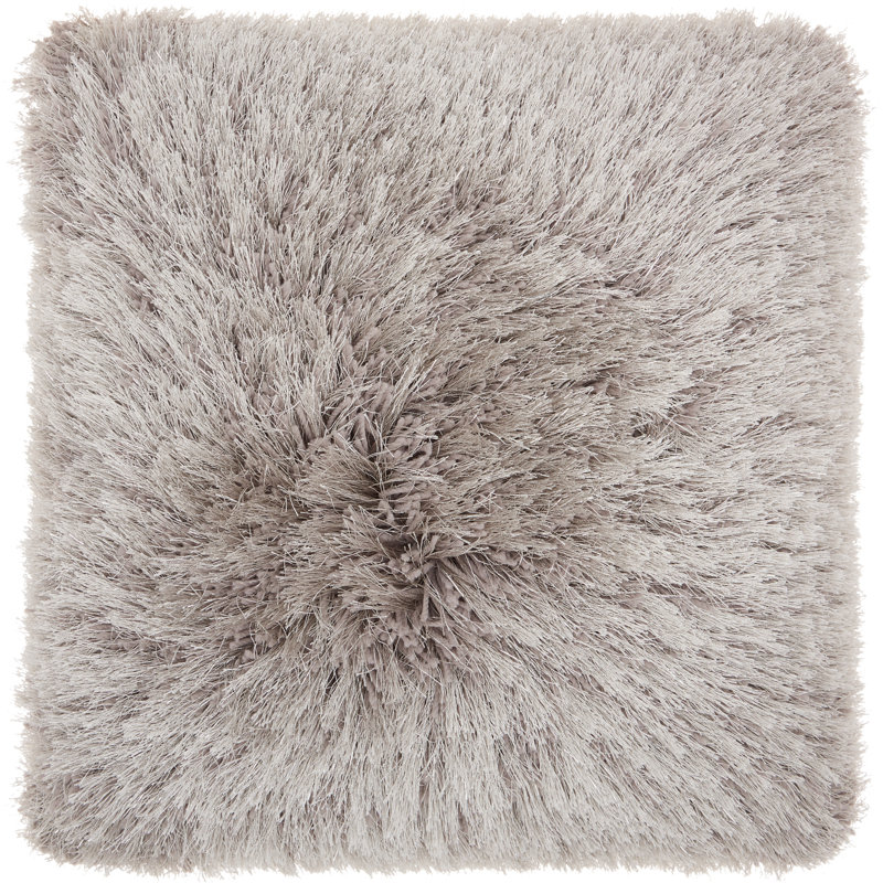  Square Pillow Cover & Insert, 20" x 20", Light Grey