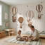 Papier peint chambre de bébé-381241578-381241572