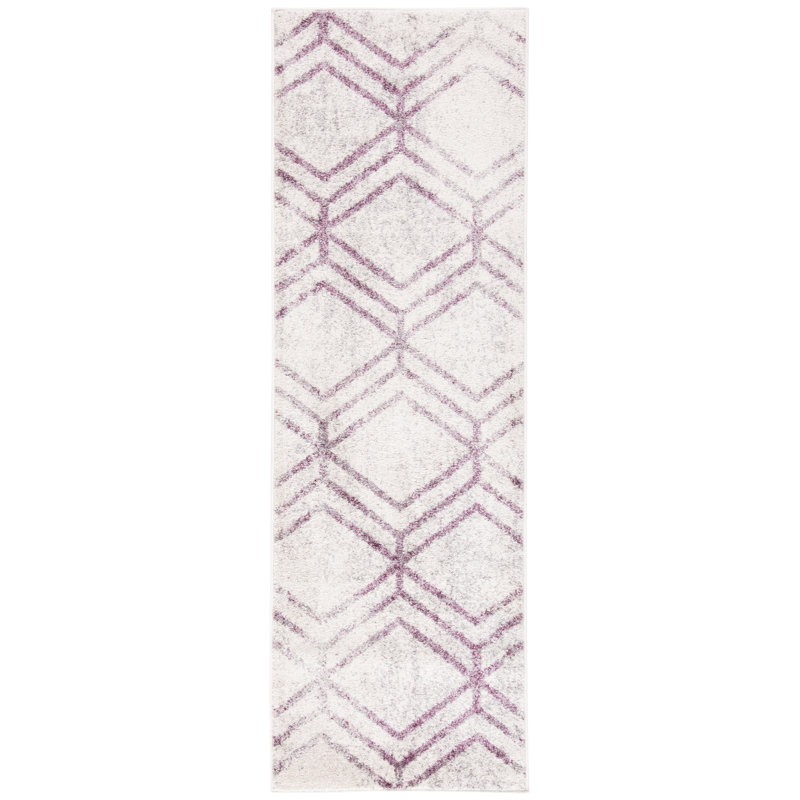 Garney Performance Geometric Rug, Runner 2'6" x 14'