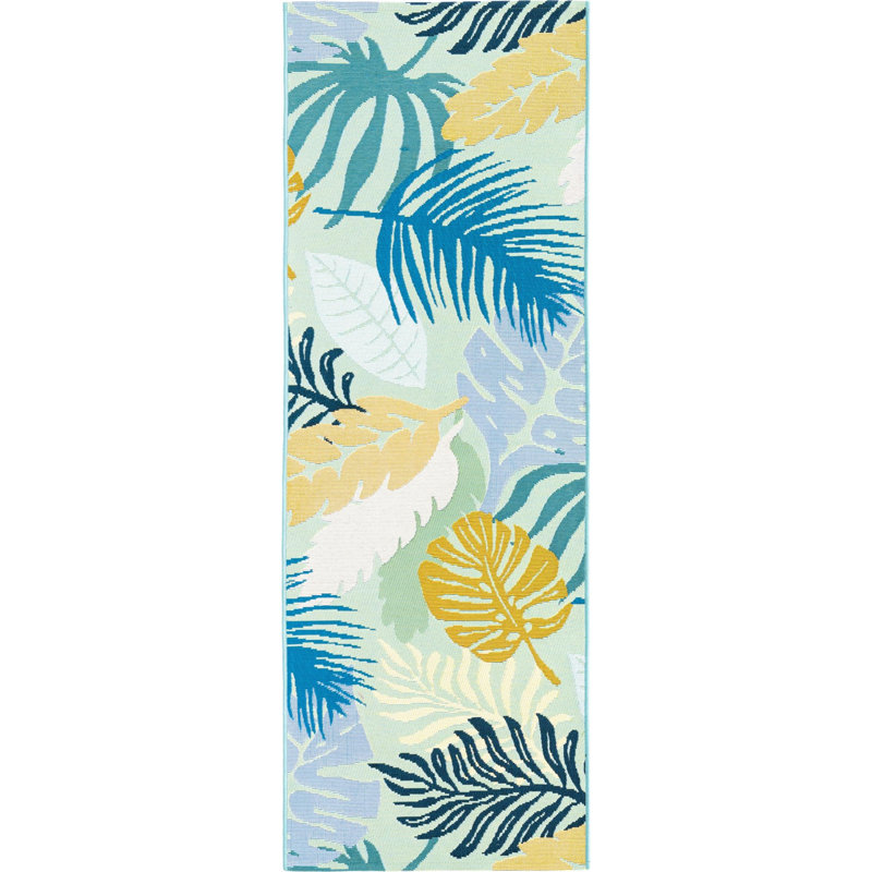 Windall Indoor/Outdoor Modern Area Rug, Runner 2'7" x 5'3"