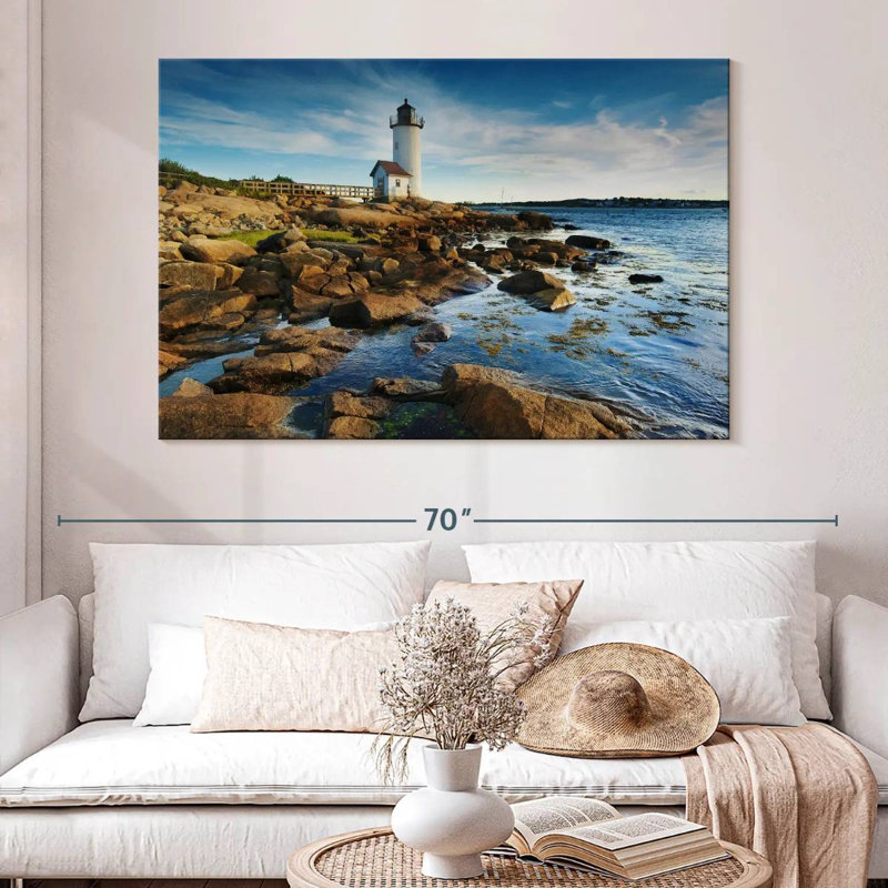 Phare Aletra Annisquam, H 34 po x l 51 po