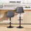 Kait Swivel Upholstered Adjustable Height Counter Stool with Metal Frame-1398421215