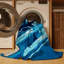 Tapis bleu eau et bleu marine aguilar lavable à la machine-195213222