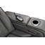 Canapé d'angle inclinable électrique en forme de L avec console audio Bluetooth, revêtement en similicuir gris, appuie-tête électrique, éclairage d'ambiance DEL, porte-gobelets et rangements-683749098