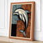 Leaping Dolphin Mid-Century - Wrapped Canvas-1041829197-1041829237
