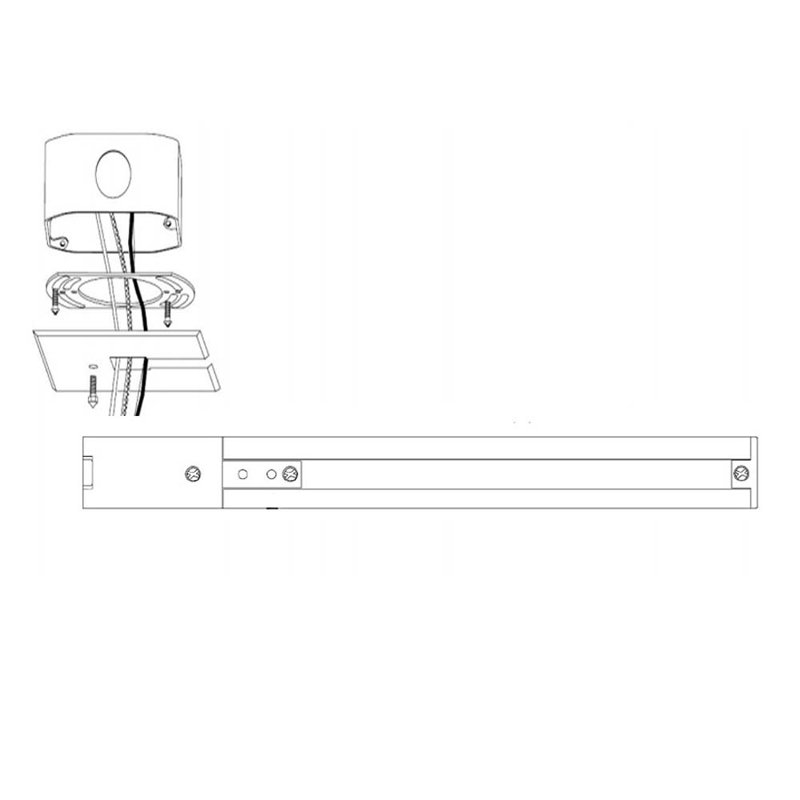 Connecteur d’extrémité à fil pour câble bx, Série Halo, Blanc