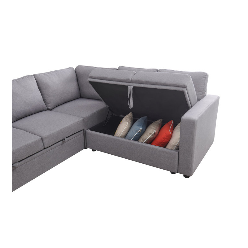 Canapé-lit modulaire, Gris