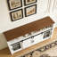 Buffet de ferme avec rangement ouvert 59,3 po avec porte de grange coulissante et panneaux grillagés-1562180440
