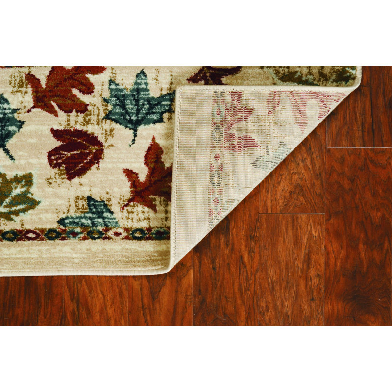 3' X 5' Ivory Polypropylene Rug