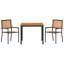3 Piece Garden Dining Set Acacia-442601676