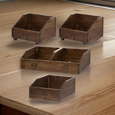 Loon Peak® Solid Wood Decorative Bin