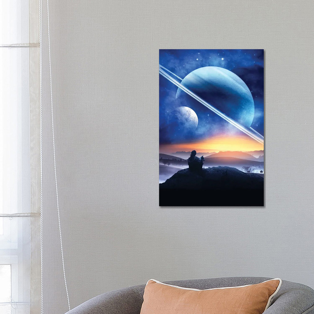 Planet Gazing von Ruvim Noga - Galerie-verpackte Leinwand Giclée