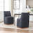 Markwart Upholstered Caster Dining Chair-2072585607