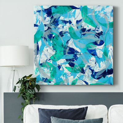 Toile tendue avec dauphins