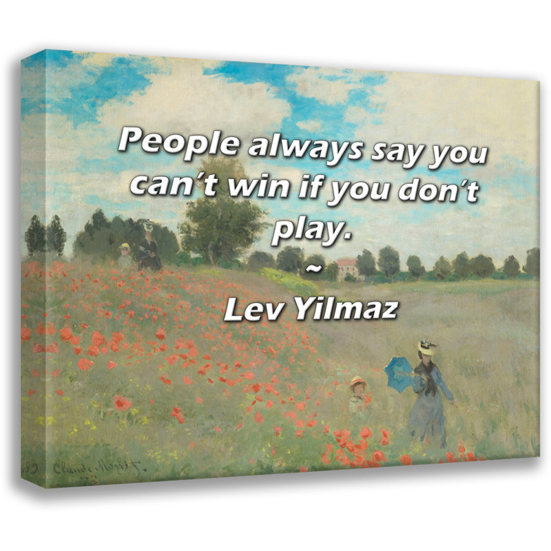 Toile tendue Arty Quote, H 33 po x l 48 po