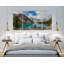 Reproduction d’art sur toile tendue 3 pièces Banff Valley of the Ten Peaks-2136306950