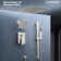 LED Shower Faucet System,12" & 6" Dual Shower Head with Rough-In Valve
