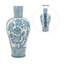 D8.1x16.9 "Vase en porcelaine à motif floral bleu et blanc