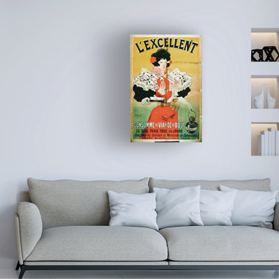 French School Lexcellent Beef Consomme Canvas Art