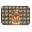 Tapis de séchage Red Leonberger Christmas PoinsettIas