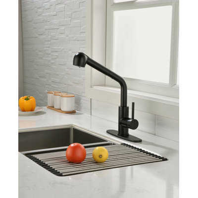 Kitchen Faucets With Pull Down Sprayer, Single Handle Kitchen Sink Faucet With Pull Out Sprayer