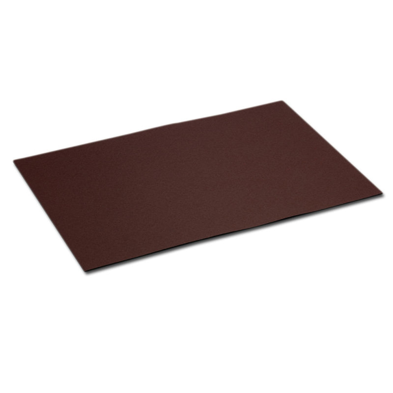 Tapis de bureau en papier bramble blotter Port Morris, Brun ronce