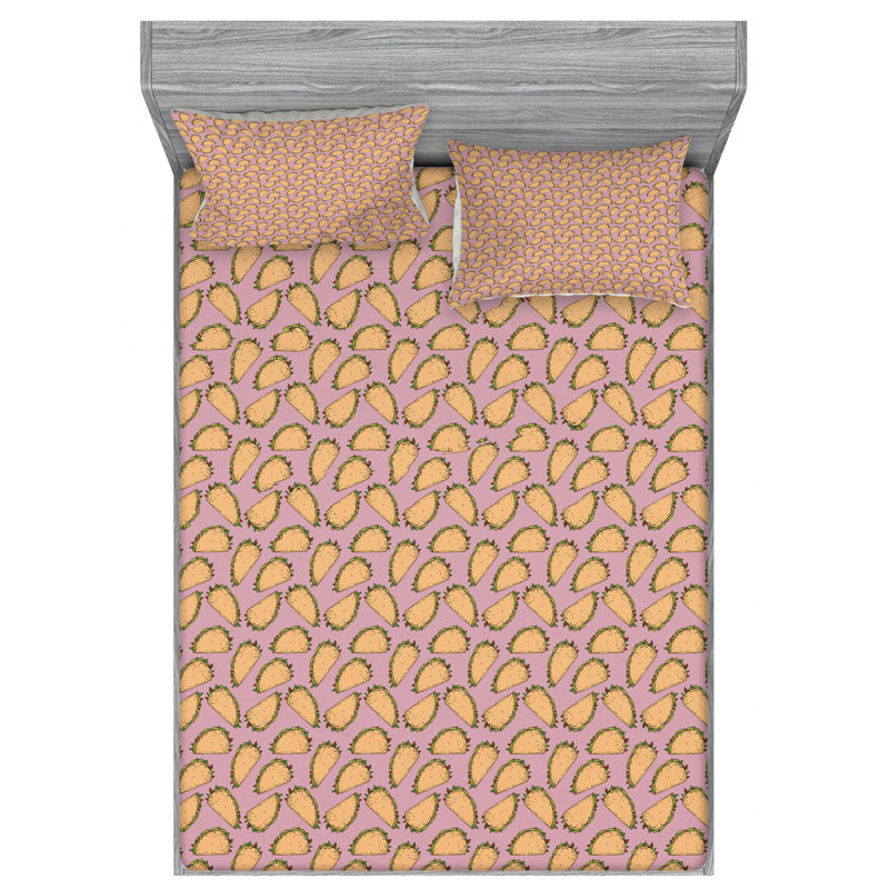 Microfiber Sheet Set, Full Sheet Set with Fitted Sheet