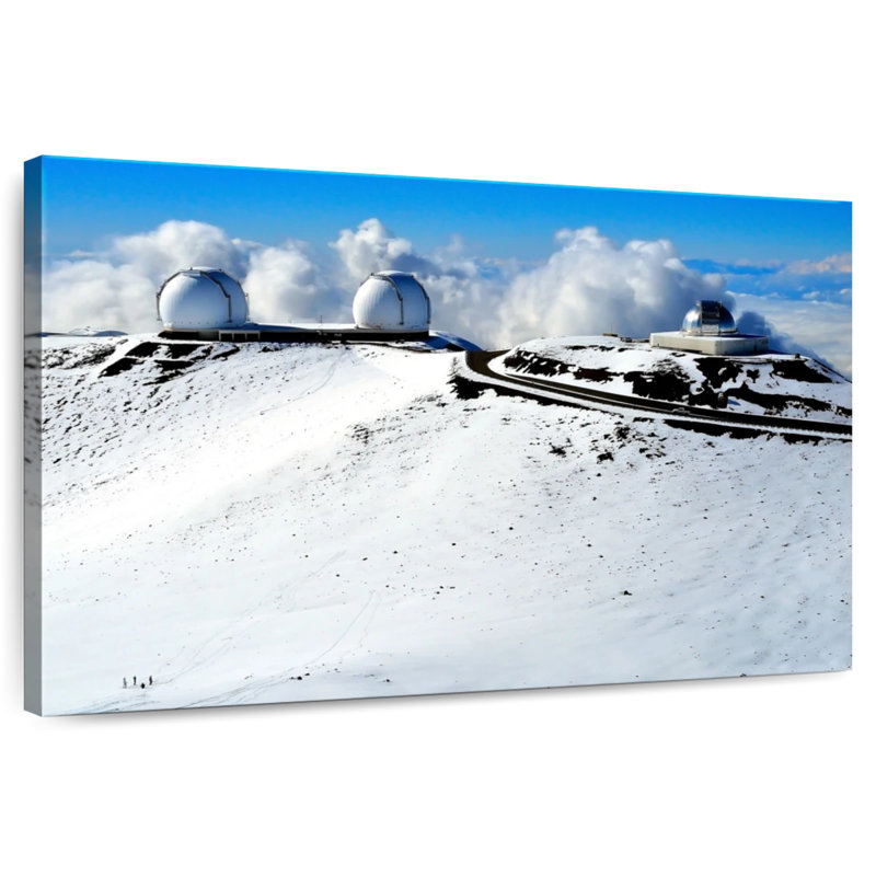 Mauna Kea recouvert de neige Alvord, H 8 po x l 12 po
