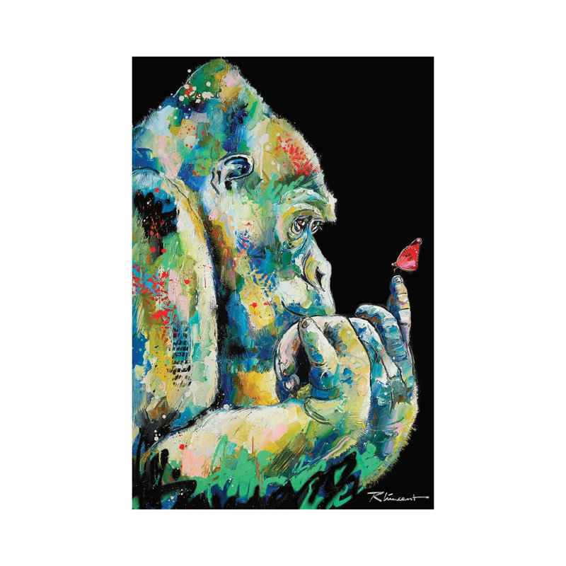 Envol De Camille 1 Piece Wall Art on Canvas, 20.32 cm H x 30.48 cm W, Wrapped Canvas