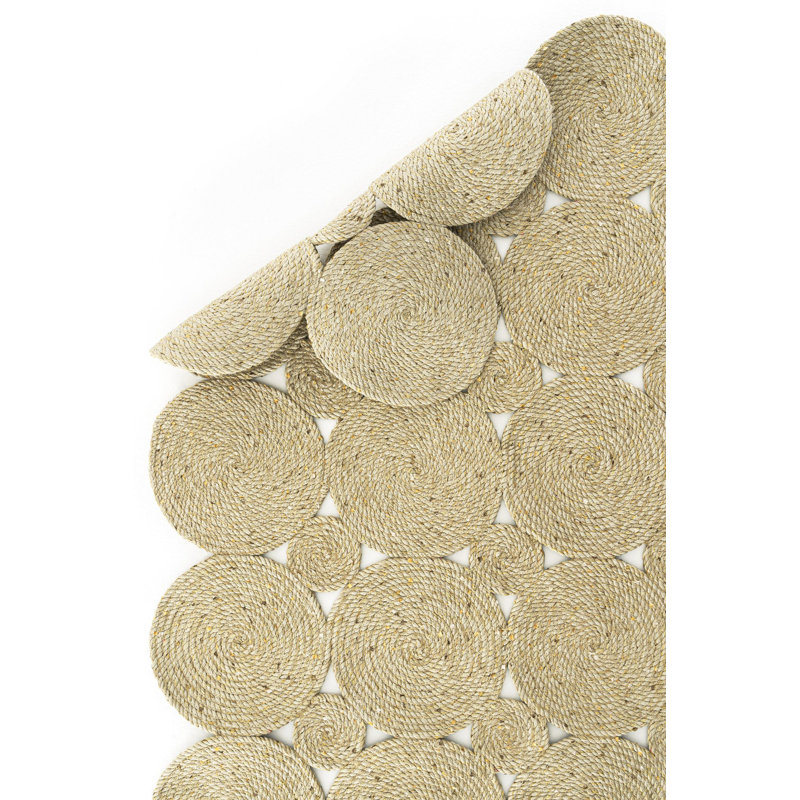 Amarisa Geometric Hand Knotted Indoor / Outdoor Area Rug, Rectangle 120 x 180cm