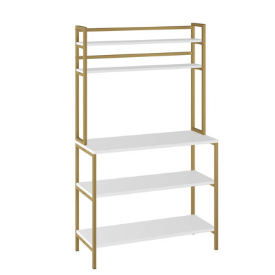 Arnauld 31.5'' Metal Standard Baker's Rack with Microwave Compatibility