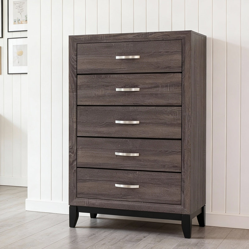 Commode de rangement à 5 tiroirs - Commode pratique