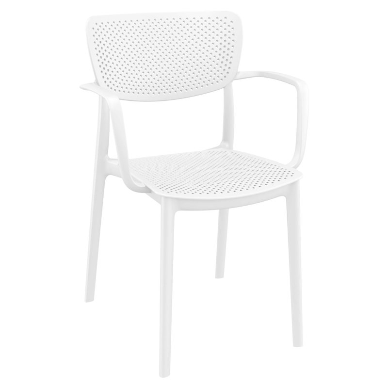 Ensemble de sièges pour 2 personnes Farrah, Blanc