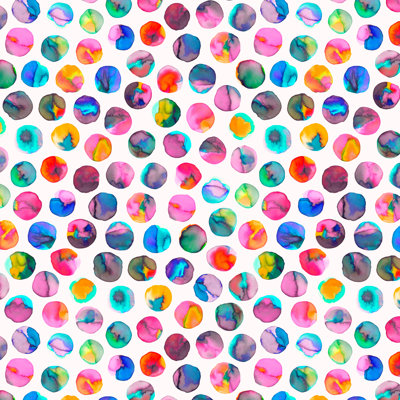 " Watercolor Dots Marbles " by Ninola Design