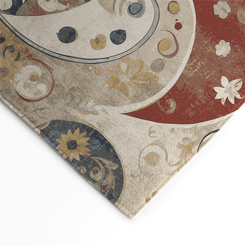 Tapis intérieur et extérieur Vibrant Twist, Rectangle 1 pi 6 po x 2 pi 6 po