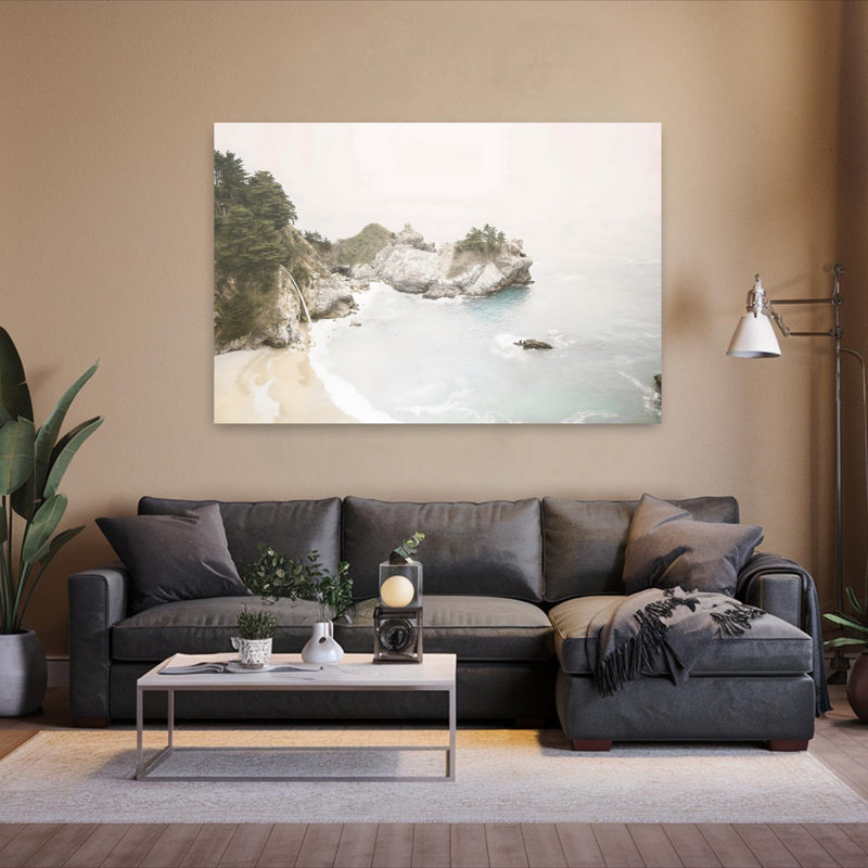 Art mural contemporain MacWays Falls, 40" H x 60" W