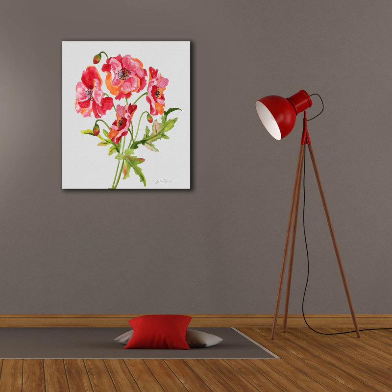 «Botanicals 6» par Jean Plout, art mural sur toile, H 30 po x l 26 po x P 1,5 po