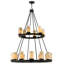 Dunstable 18 - Light Glass Chandelier