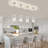 Aaron 1 - Light Nickel Modern Pendant Light With Cylinder Clear Water Glass Shade-565066214