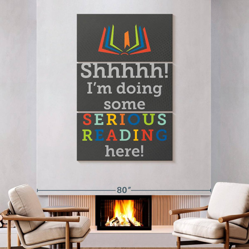 Senne Serious Reading V, 74" H x 48" W
