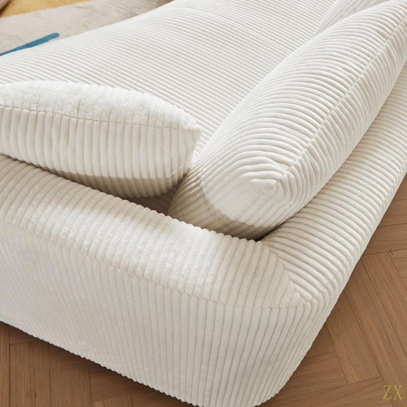 122.04 Inch Oversized Sectional Sofa, Modern Couch With Chaise, Comfy Sofa Couch With Left  Facing Chaise Corduroy Sofa
