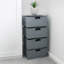 JVL Fabric Decorative Basket