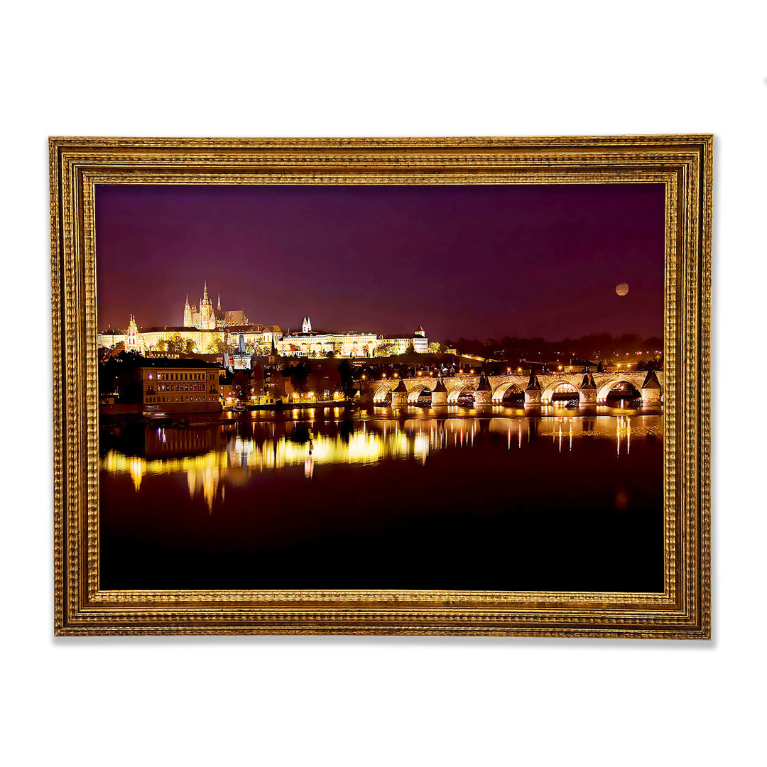 Purple City Reflections - Druck