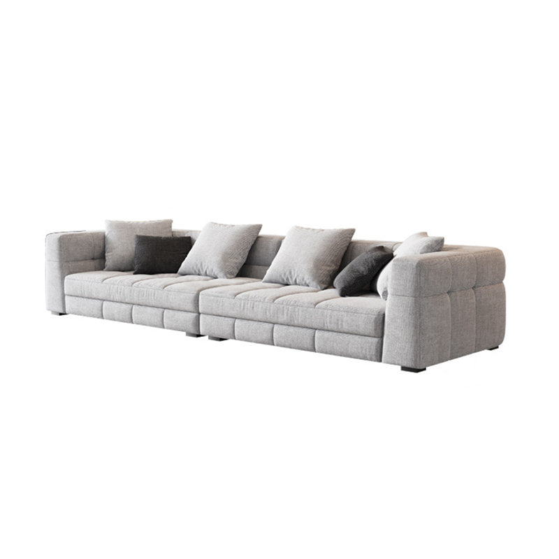 Canapé simple en tissu italien, H 25,59 po x l 133,85 po x P 41,73 po, 5