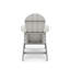 Chaise Adirondack gris foncé en polyéthylène haute densité de qualité supérieure pour l'élégance de la piscine, du patio et du jardin-566114802